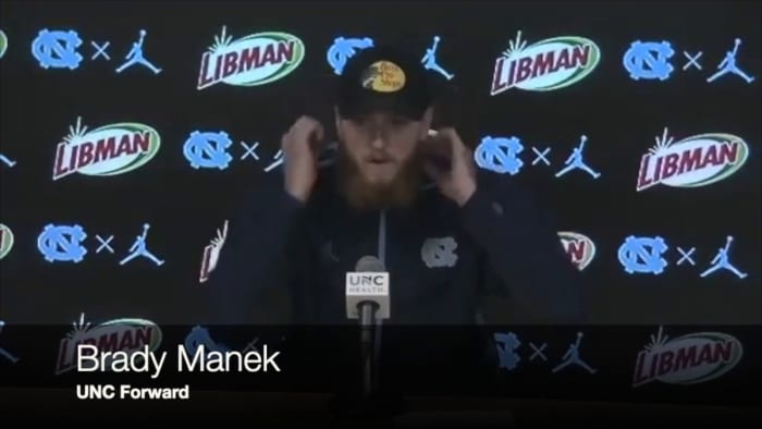Brady Manek - Postgame vs. Virginia